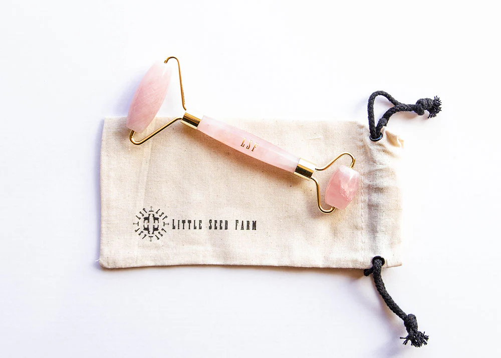 Rose Quartz Facial Roller - Image 4