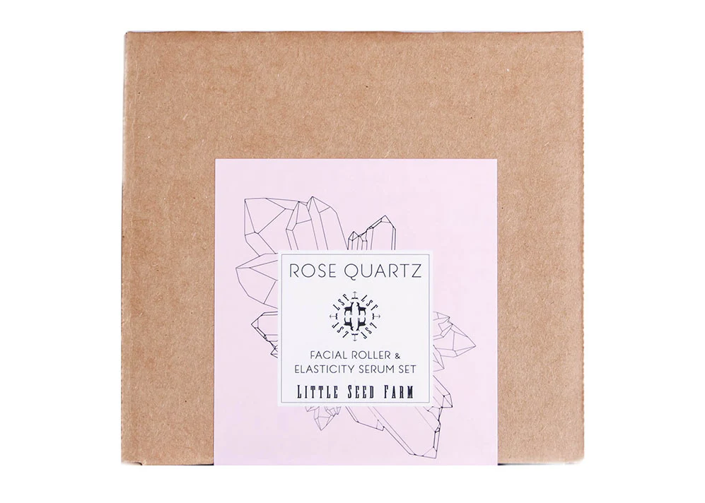 Rose Quartz Facial Roller + Elasticity Set - Image 7