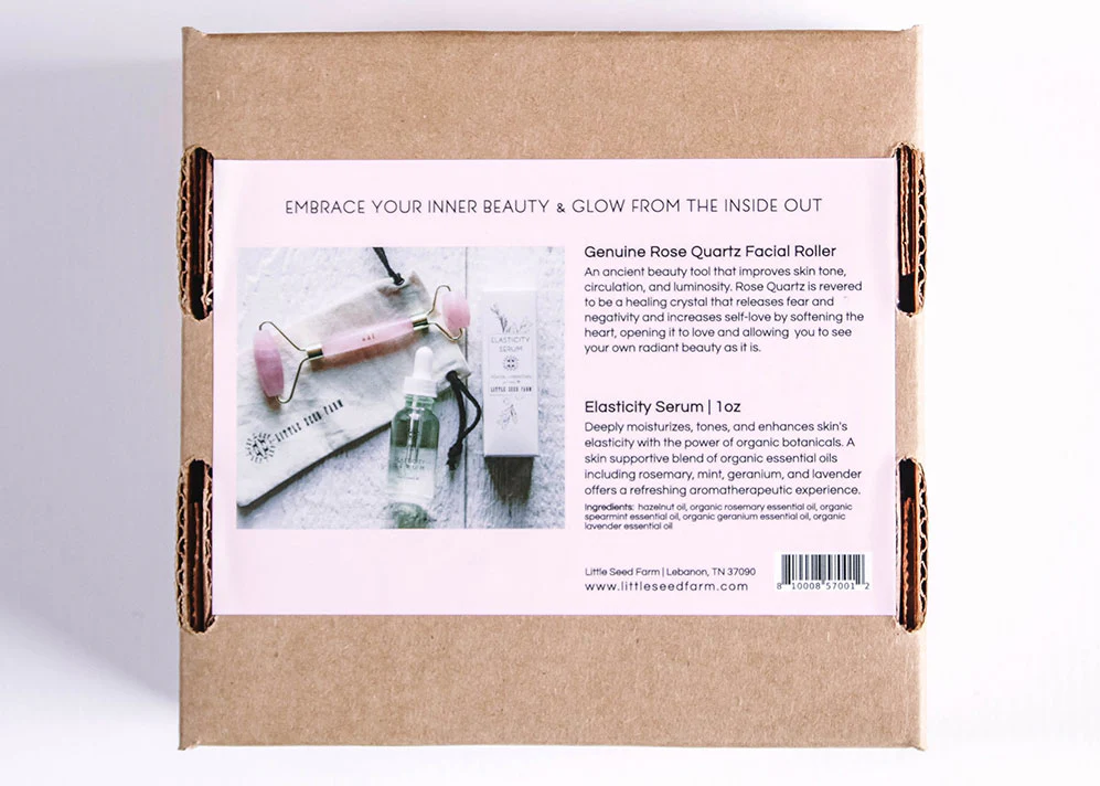 Rose Quartz Facial Roller + Elasticity Set - Image 8